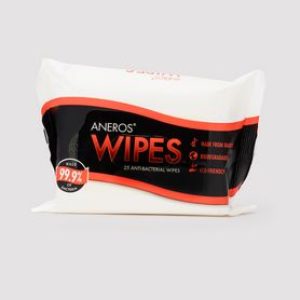 Aneros Antibacterial Sex Toy and Body Wipes (25 Count)